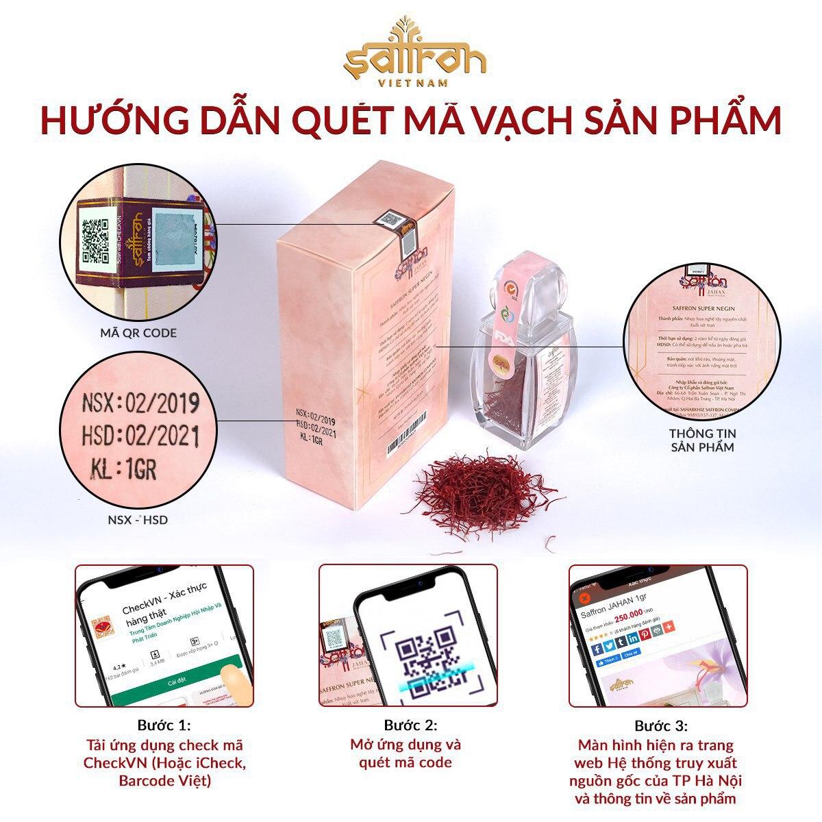 mochanstore.com Saffron JAHAN Tang Kem 1 Binh Thuy Tinh Tui Dung SAFFRON 1