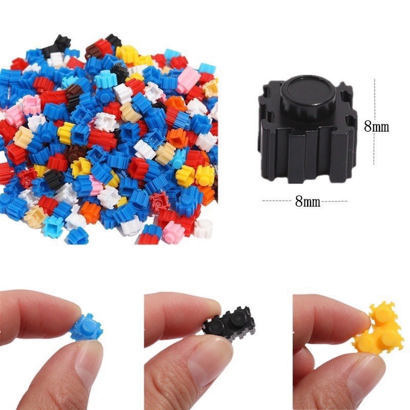 Lego 3D con Fox mô hình lắp ghép đồ chơi xếp hình quà tặng trang trí