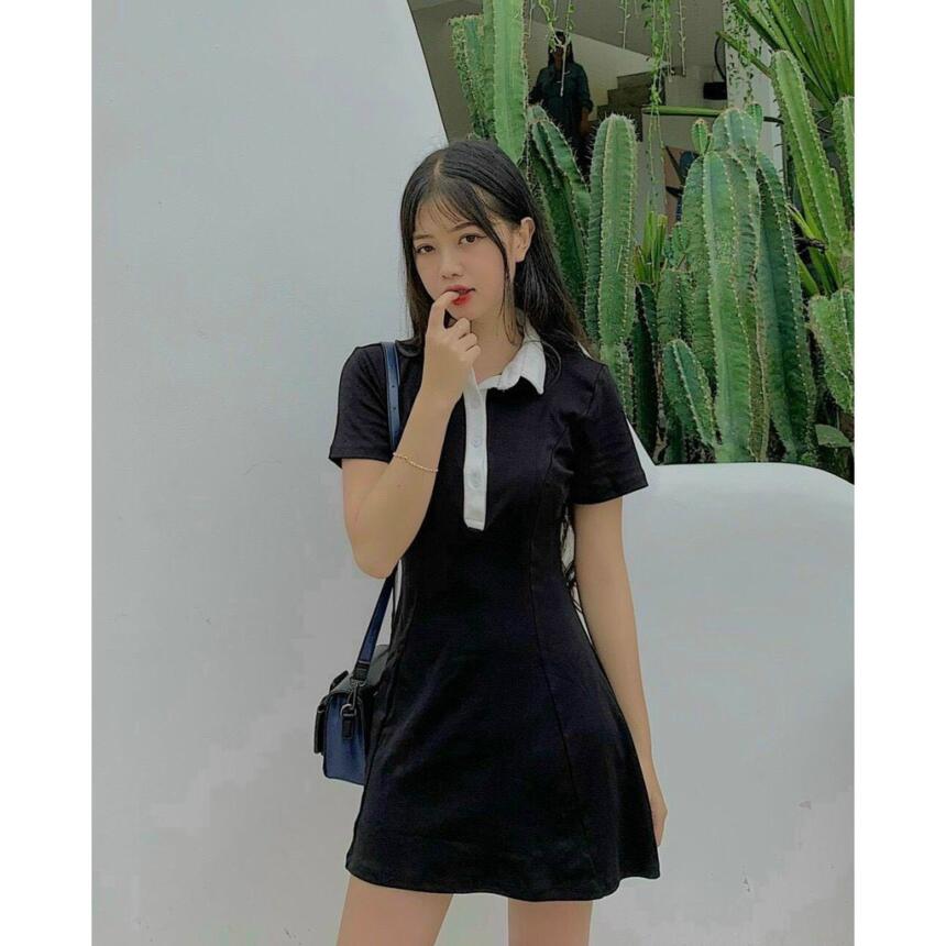 Váy polo dáng body chất mát tôn dáng Váy body phong cách Hàn Quốc chất  Cotton Mềm mịn - Chân váy | ThờiTrangNữ.vn