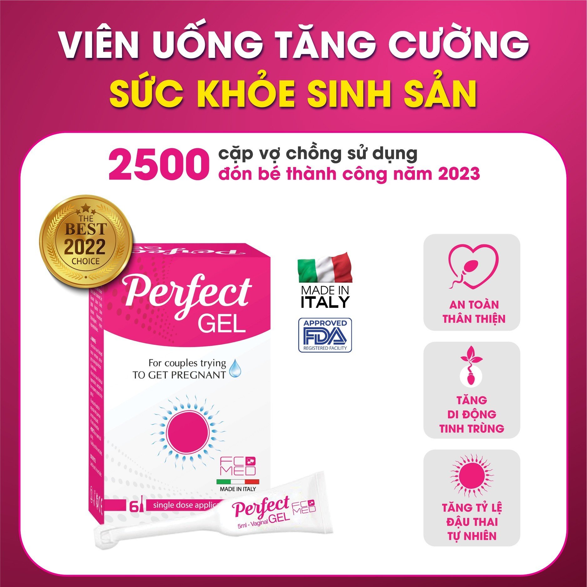 mochanstore.com Happy Phar Perfect Gel Gel tang thu thai den tu Chau Au