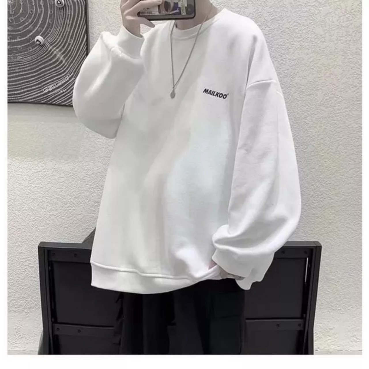 mochanstore.com AO SWEATER UNISEX FORM RONG NAM NU CHAT NI COTTON 1
