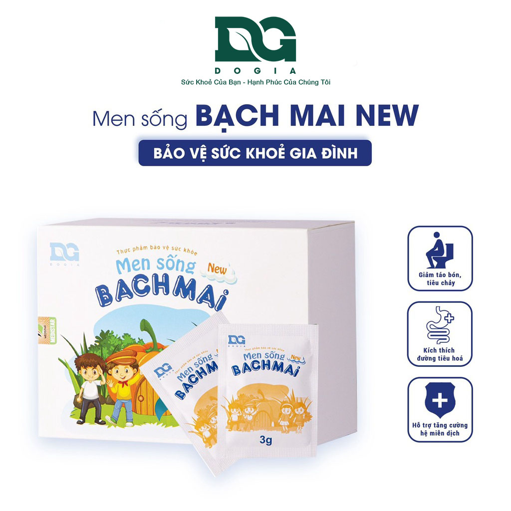 mochanstore.com Men song Bach Mai New Men Vi Sinh Danh Cho Be Hop 30 goi x 3g