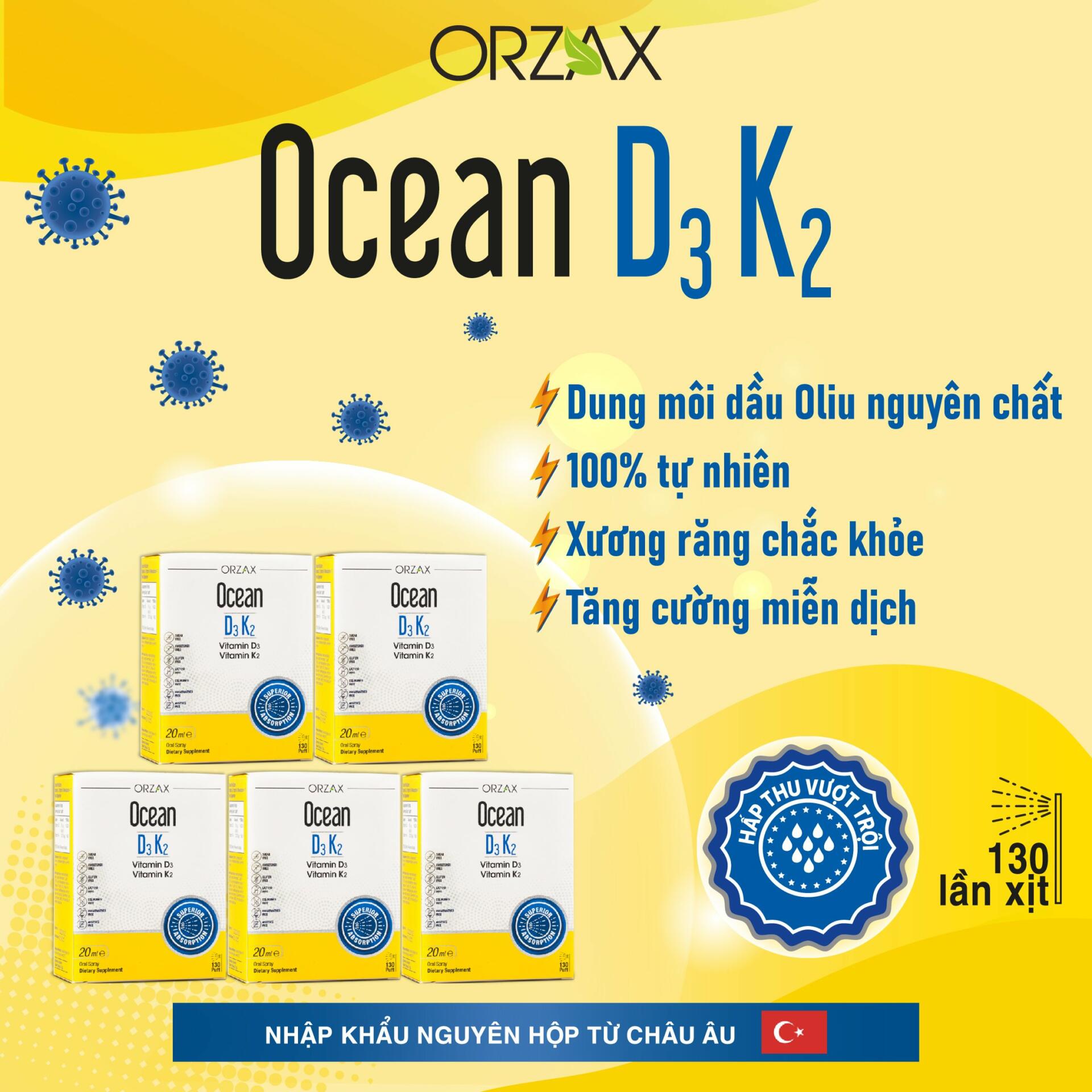 mochanstore.com Ocean D3K2 dang xit nho giot Nhap khau Chau Au
