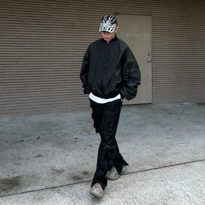 mochanstore.com AO BOMBER DU MERO CAO CAP CO TUI TRONG TUI CO NUT DAY KEO NHOM XIN SO BASIC ULZZANG SHT161 MINH HA HOUSE